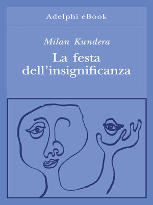 cover image of La festa dell'insignificanza